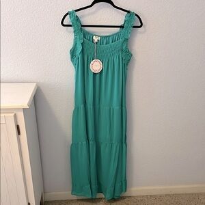 Umgee Teal Maxi Dress